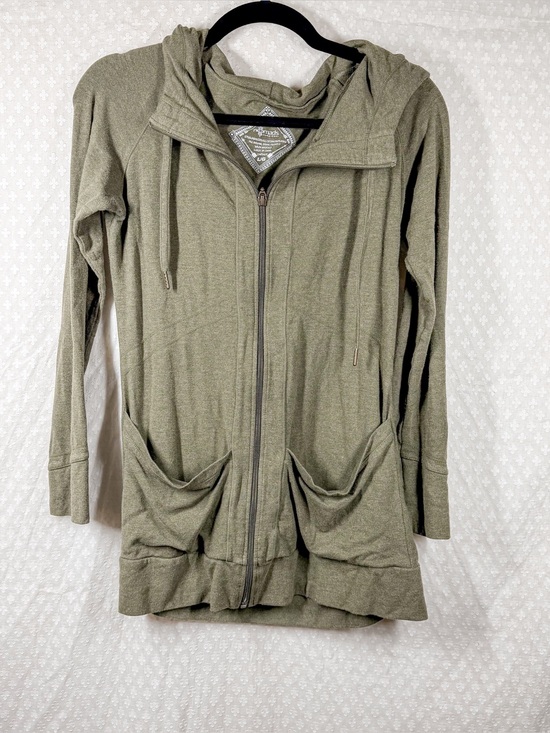Nomads Hemp Wear Jackets & Blazers - Nomads Green Bamboo Blend Hooded Full Zip Jacket